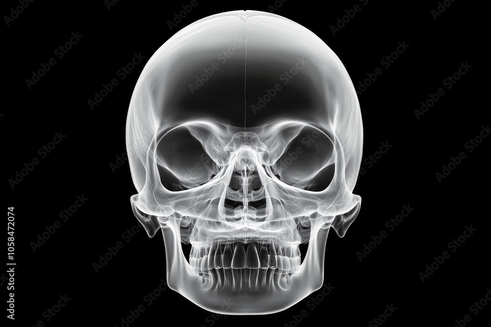 Skull is shown in a black and white photo. The skull is very detailed and he is a close up of a skull. The skull is shown in a very dark and moody atmosphere Skull is shown in a black and white photo. The skull is very detailed and he is a close up of a skull. The skull is shown in a very dark and moody atmosphere