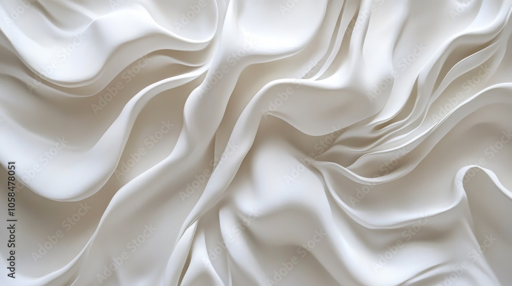2410_067.abstract white wavy texture, flowing smoothly like fabric, the soft and seamless curves create a minimalist and modern aesthetic, emphasizing purity and simplicity, with delicate shadows 2410_067.abstract white wavy texture, flowing smoothly like fabric, the soft and seamless curves create a minimalist and modern aesthetic, emphasizing purity and simplicity, with delicate shadows