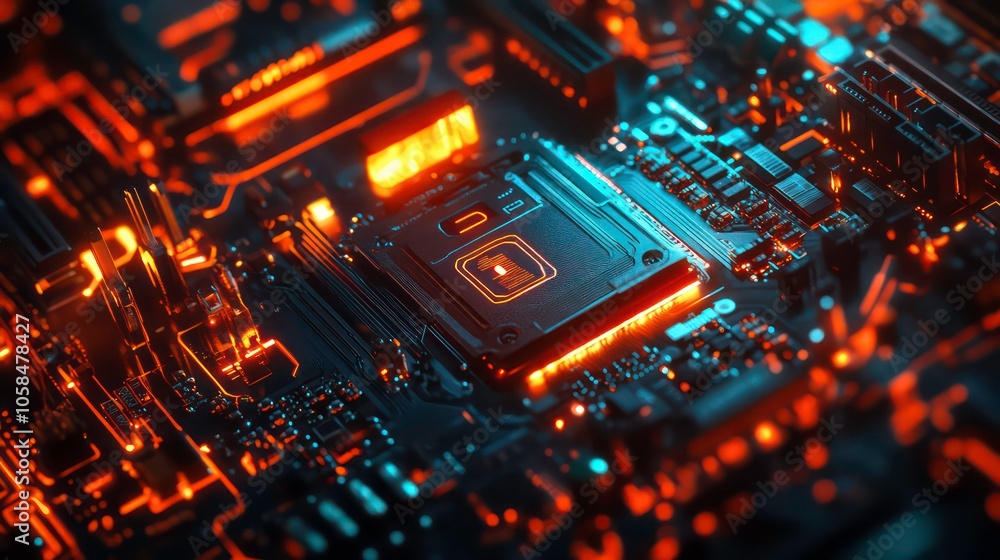 secure connection or cybersecurity service concept of compute motherboard closeup and safety lock with login and connecting verified credentials as wide banner design secure connection or cybersecurity service concept of compute motherboard closeup and safety lock with login and connecting verified credentials as wide banner design