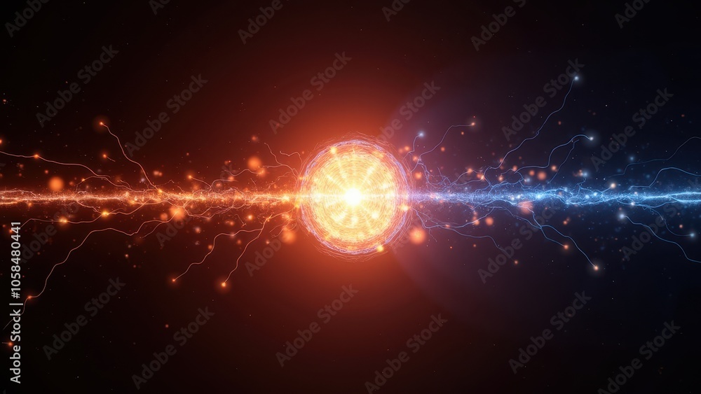 Fototapeta premium Confinement of Plasma in Scientific Visualization
