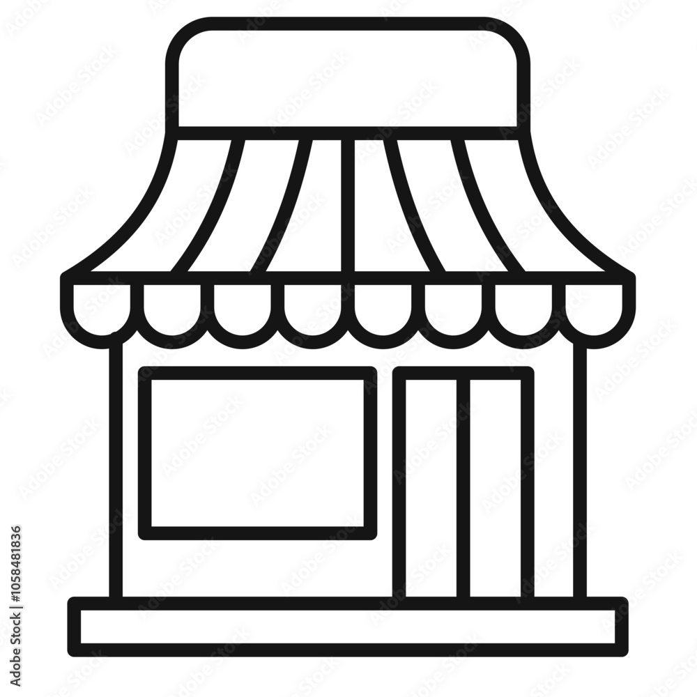Store Icon Outline Store Icon Outline