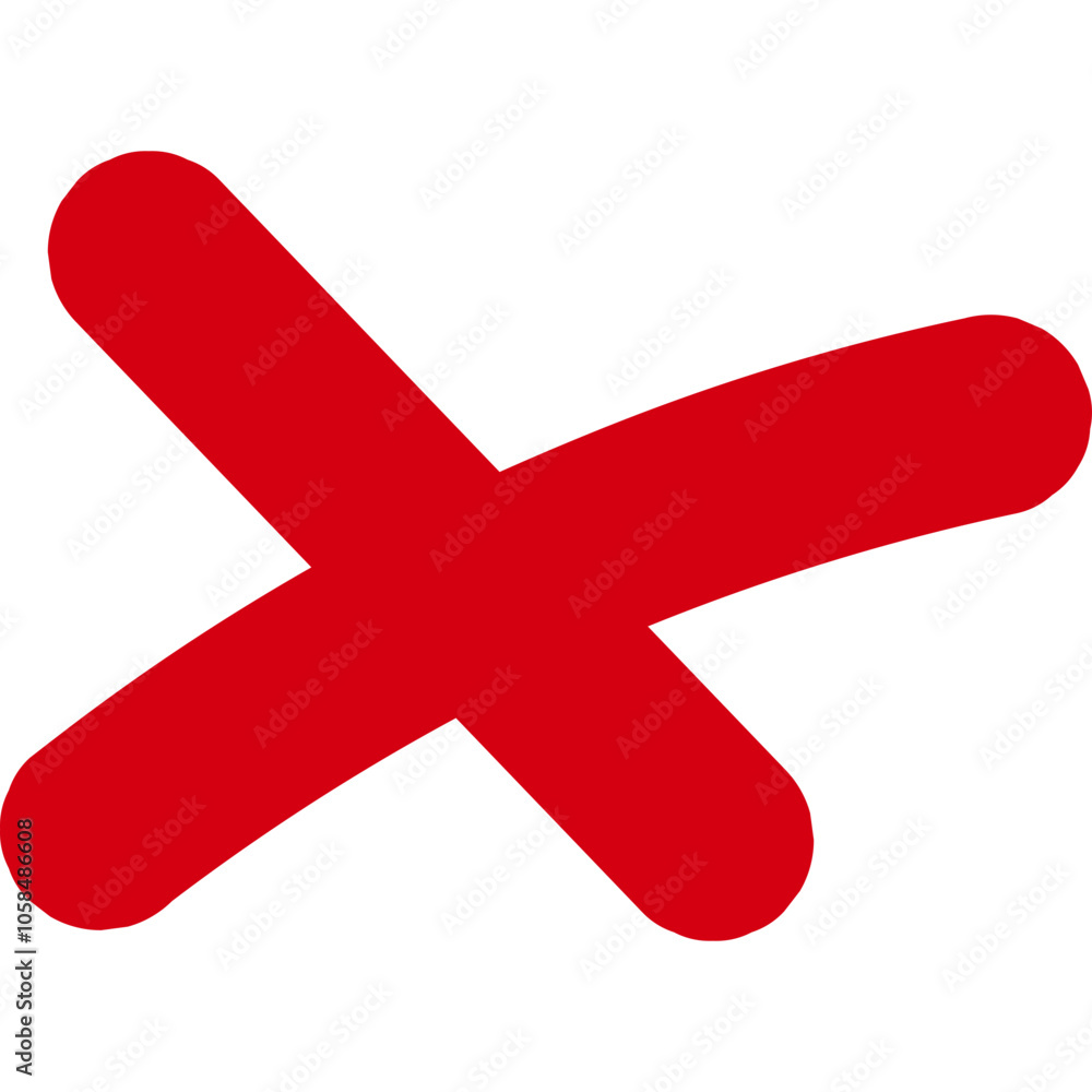 Obraz premium Cross Abstract Shape