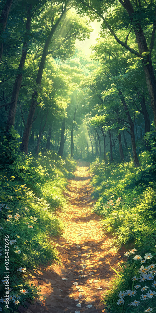 Fototapeta premium sunlight in the forest