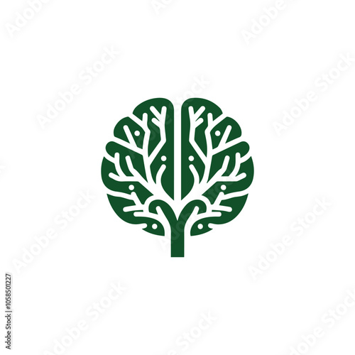 Tree brain logo