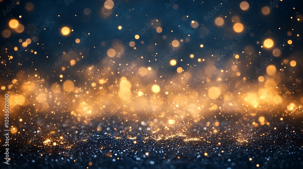 Fototapeta premium Sparkling Glitter Texture Simple Neutral Background with Free Space for Design