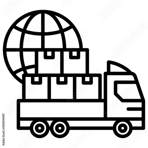 Worldwide Delivery Icon