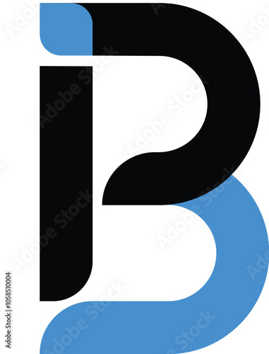 Pib Letter Initial Logo Design Template Vector Illustration, Modern logo design vector icon.
