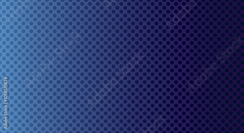 Fondo de patrón de puntos en degradado azul