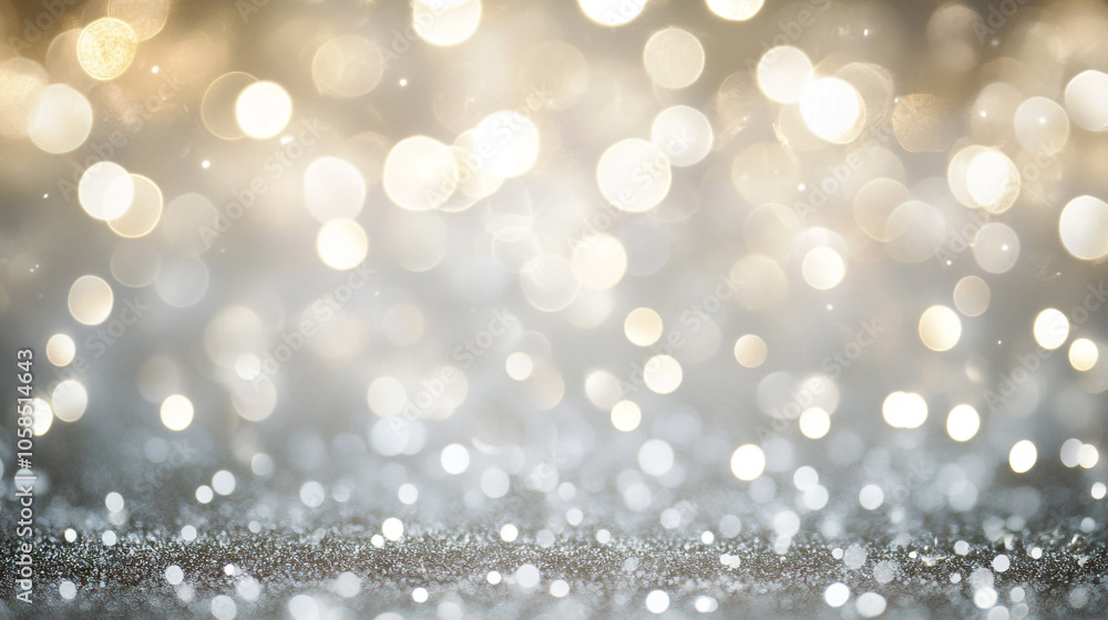 Sparkling Bokeh Background With Soft Gold and Silver Lights, creating a festive and magical atmosphere perfect for holiday themes and celebrations. Sparkling Bokeh Background With Soft Gold and Silver Lights, creating a festive and magical atmosphere perfect for holiday themes and celebrations.