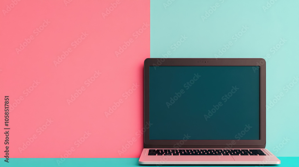 Futuristic Abstract Laptop Design, modern digital backdrop with vibrant colors, intricate patterns, ideal for technology-focused content. Futuristic Abstract Laptop Design, modern digital backdrop with vibrant colors, intricate patterns, ideal for technology-focused content.
