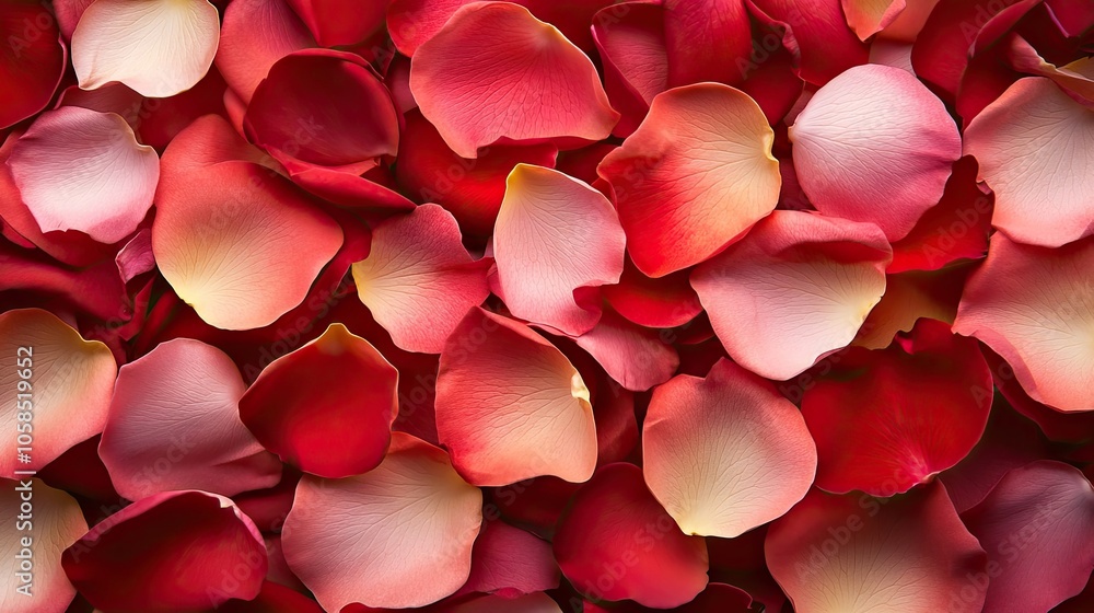 Close-up of beautiful rose petals arranged on a food background, highlighting the vibrant colors and delicate textures of the beautiful rose petals. Ample copy space available. Close-up of beautiful rose petals arranged on a food background, highlighting the vibrant colors and delicate textures of the beautiful rose petals. Ample copy space available.