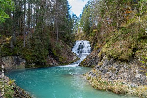Obernachkanal-Wasserfall -Walchensee 
