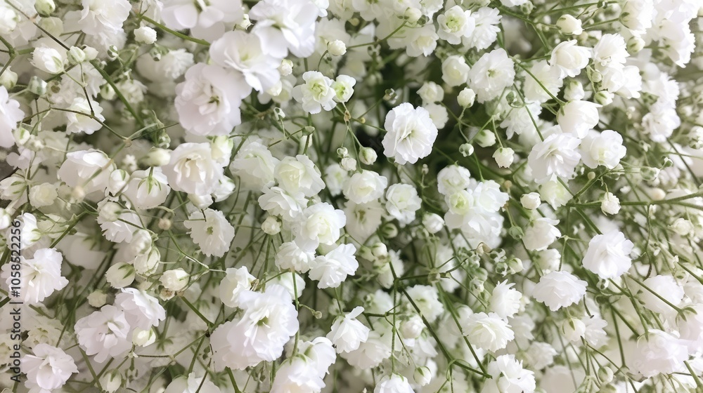 Tiny white Gypsophila Paniculata blooms great for weddings or elegant backdrops Tiny white Gypsophila Paniculata blooms great for weddings or elegant backdrops