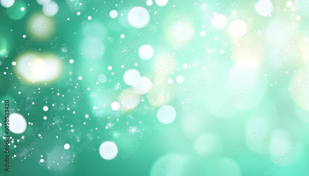 beautiful abstract background featuring soft bokeh lights in shades of green and white, creating dreamy and festive atmosphere. Perfect for holiday themes beautiful abstract background featuring soft bokeh lights in shades of green and white, creating dreamy and festive atmosphere. Perfect for holiday themes