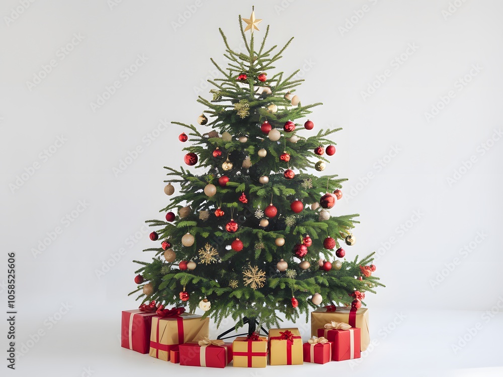 christmas tree with gifts christmas tree with gifts