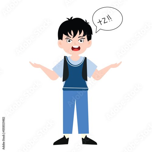 boys wearing school uniforms with many poses. boys wearing school uniforms with many poses. School kids collection