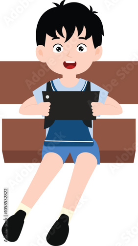 boys wearing school uniforms with many poses. boys wearing school uniforms with many poses. School kids collection