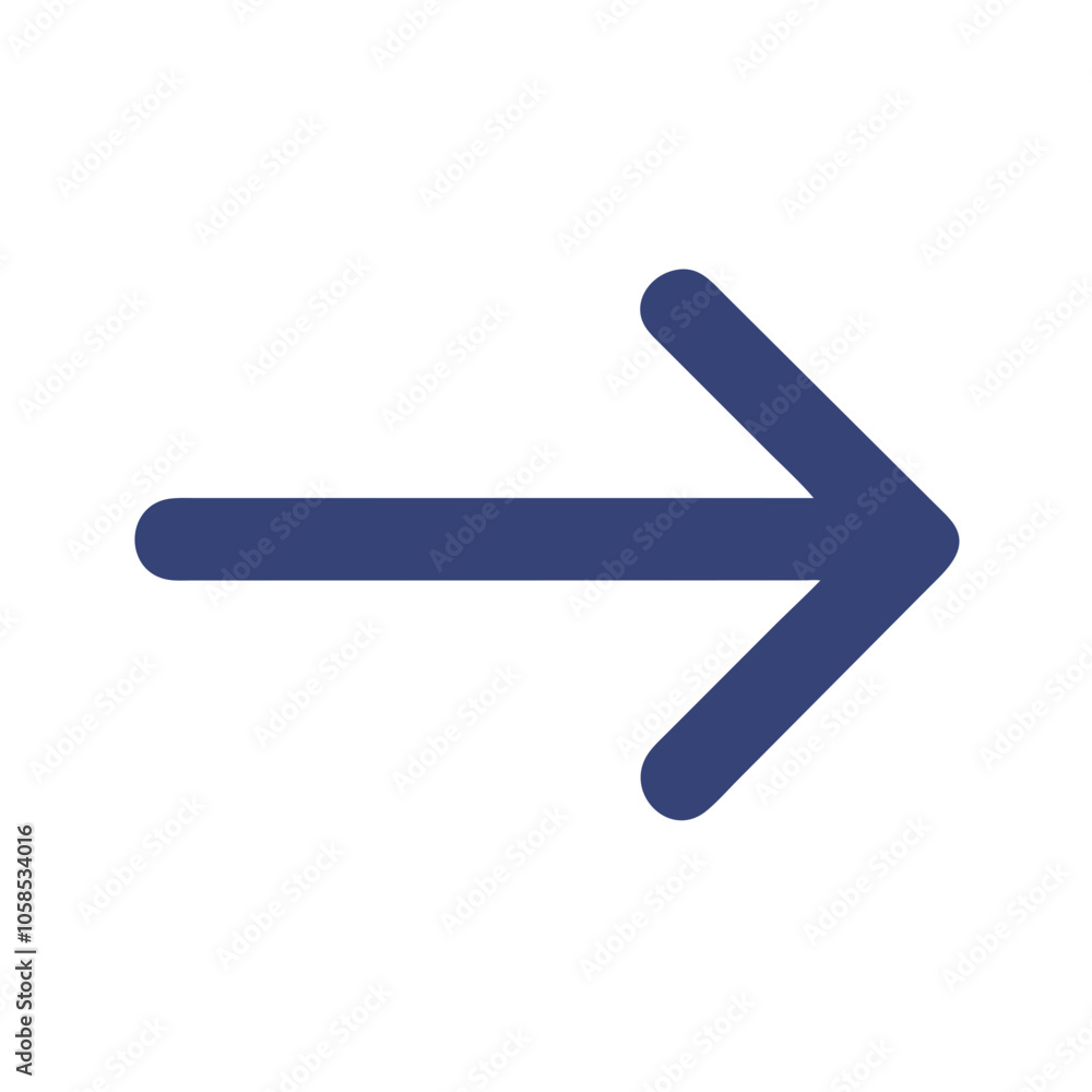 Simple right-pointing arrow in dark blue
Simple right-pointing arrow in dark blue