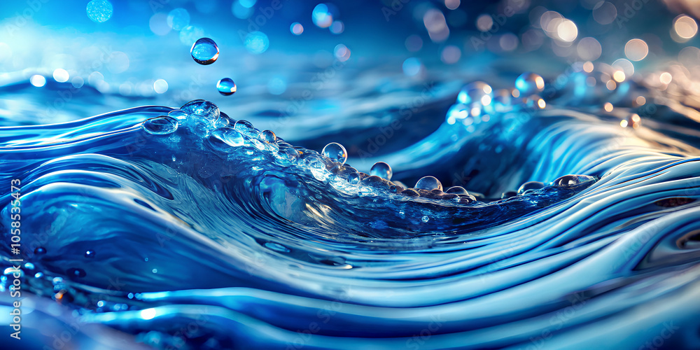 Water waves on the surface ripples texture background Water waves on the surface ripples texture background
