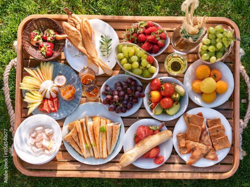 outdoor picnic food 