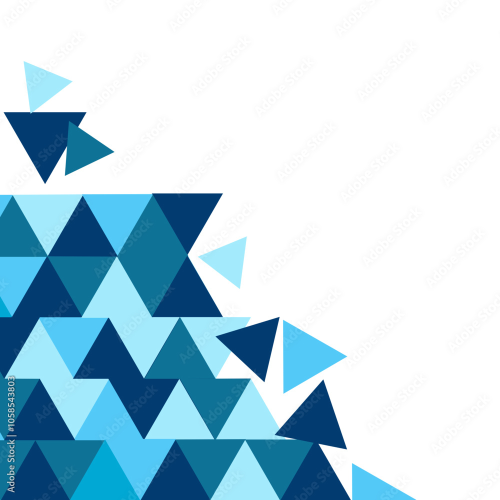 Mosaic Triangle Geometric Corner Mosaic Triangle Geometric Corner