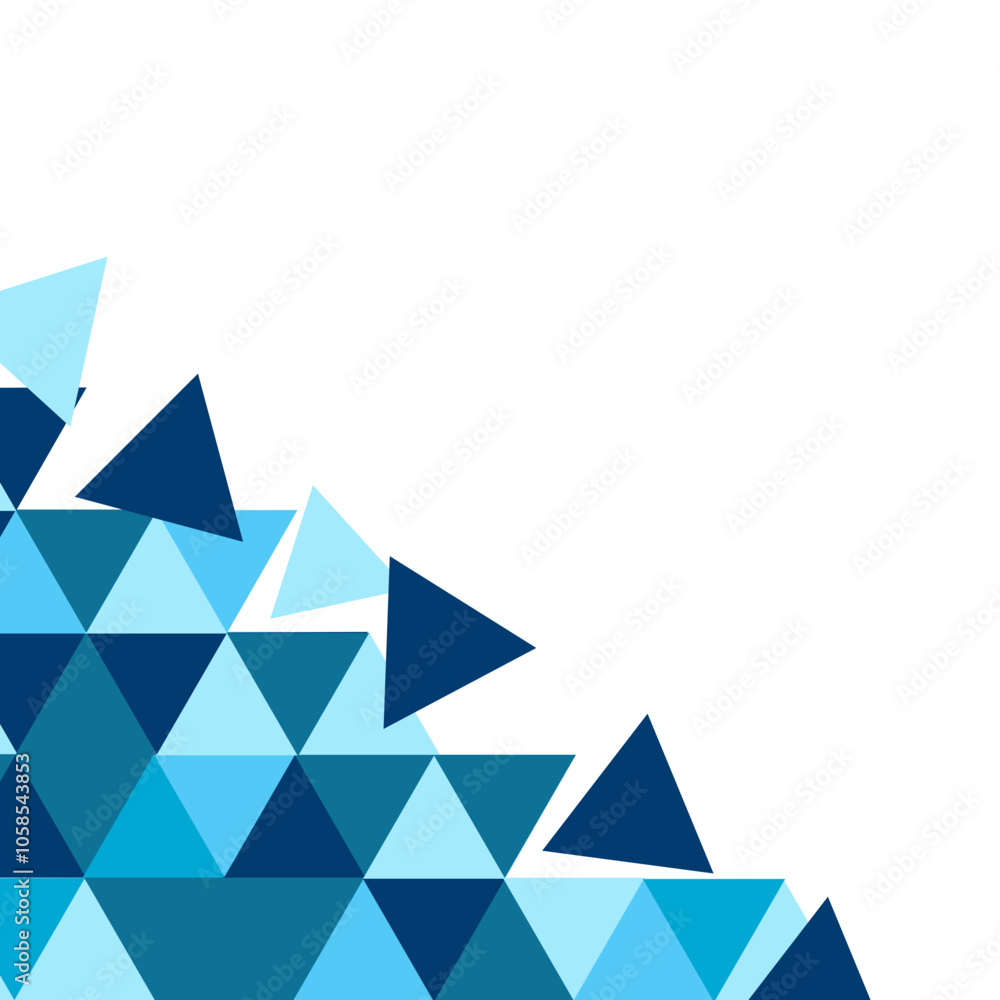 Mosaic Triangle Geometric Corner Mosaic Triangle Geometric Corner