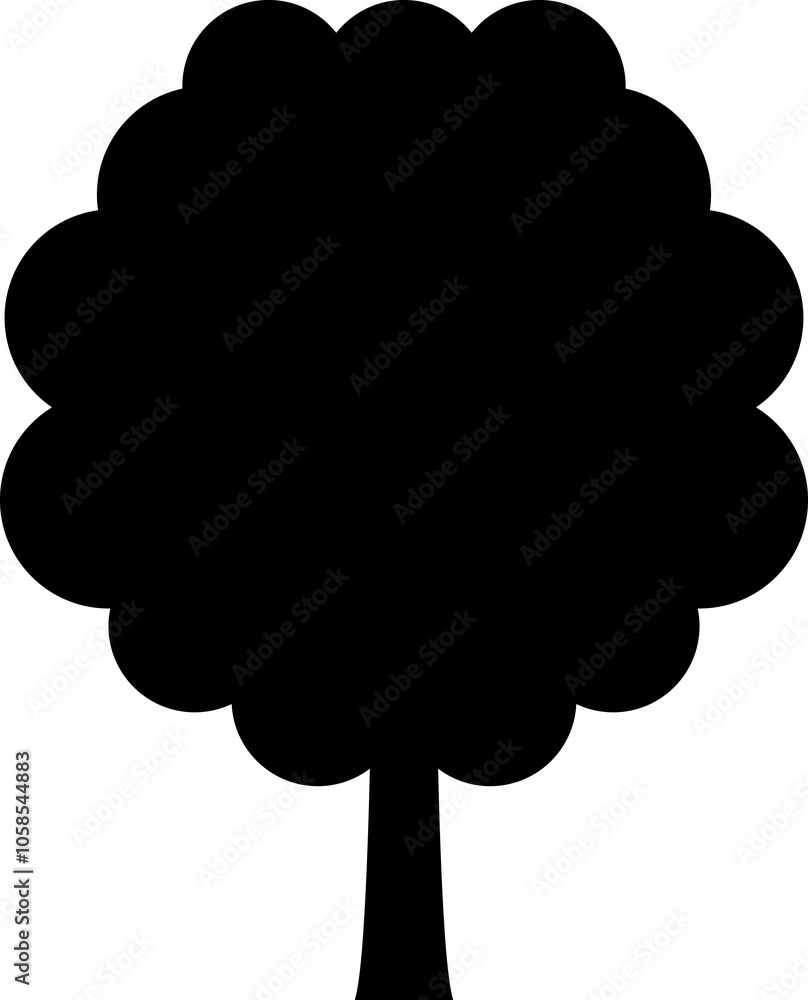 Autumn Trees with Fall Leafs. Tree icon, simple silhouettes. Forest. Flat trees set, pines, spruces, conifers and deciduous trees. Autumn Leafs isolated illustration. Autumn Trees with Fall Leafs. Tree icon, simple silhouettes. Forest. Flat trees set, pines, spruces, conifers and deciduous trees. Autumn Leafs isolated illustration.