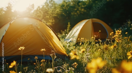 Camping in the Sunlight photo