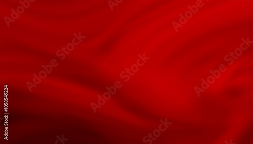 Bright Red abstract background with soft blurred diagonal lines