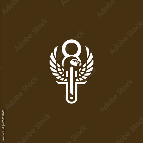 Egypt Horus God logo