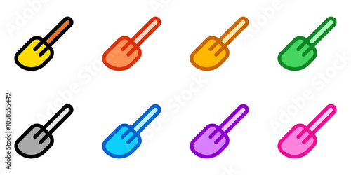 Editable spatula, turner, spreader vector icon. Bakery, cooking, appliances, kitchenware, food. Part of a big icon set family. Perfect for web and app interfaces, presentations, infographics, etc