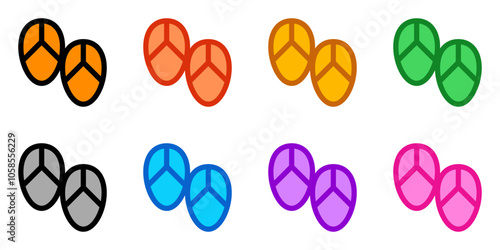 Editable sandals vector icon. Wellness, spa, relaxation. Part of a big icon set family. Perfect for web and app interfaces, presentations, infographics, etc