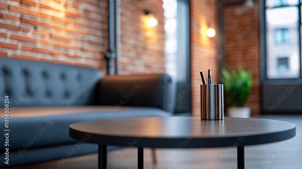 Modern Office Interior with Industrial Style Modern Office Interior with Industrial Style