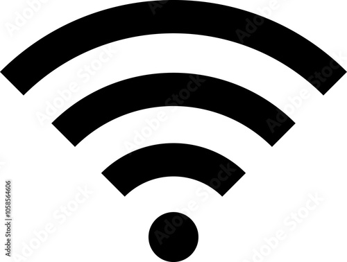 Wifi Signal Icons Set. Network signal, Internet sign. WIFI. Wifi signal strength. Wireless technology. Radio signals waves, radar, antenna, satellite signal symbols.