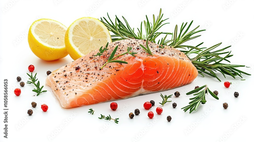 Flavorful grilled chicken breast with herbs and spices, beautifully presented on a white background, ideal for healthy eating Flavorful grilled chicken breast with herbs and spices, beautifully presented on a white background, ideal for healthy eating