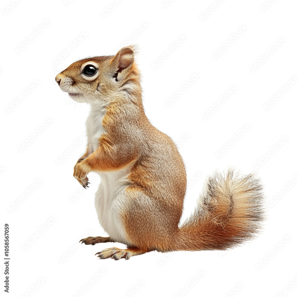Fototapeta premium Squirrel isolated PNG