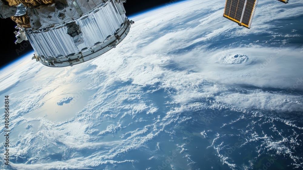 Fototapeta premium potential for international cooperation in exploring outer space