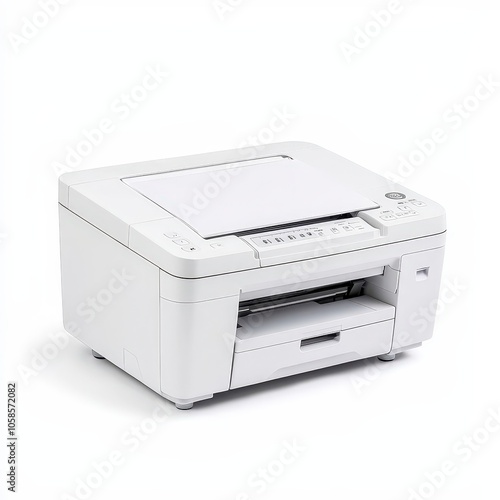 A compact multifunction printer designed for printing, scanning, and copying documents.