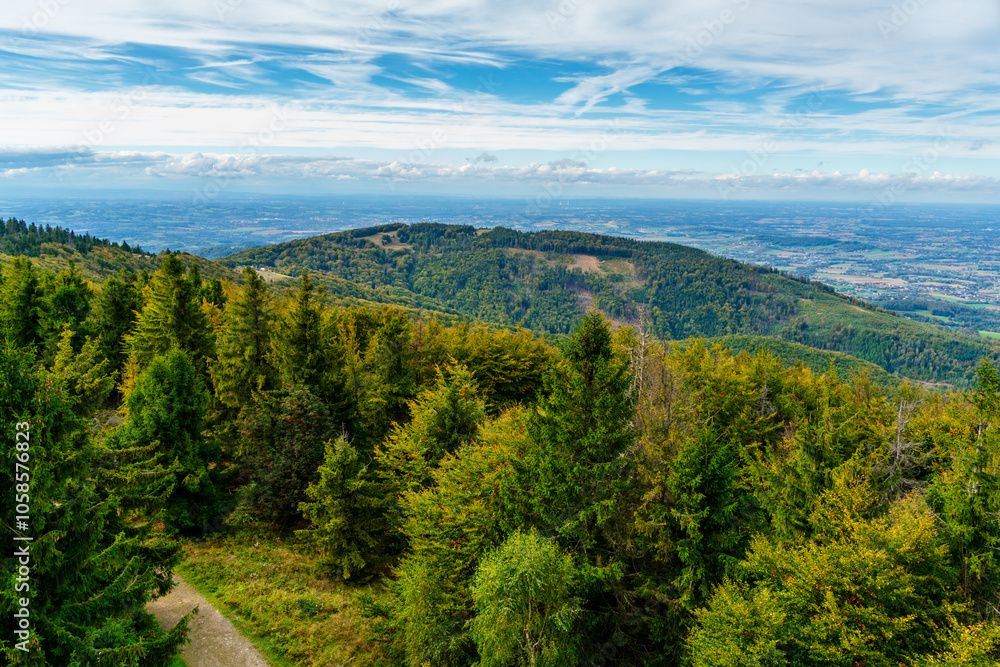 Naklejka premium View from Czantoria