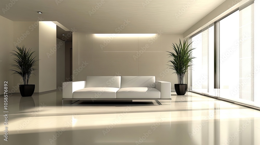 Chic minimalist interior design creates a stylish and serene living room atmosphere. The chic minimalist interior design offers elegance with ample copy space for your own touches. Chic minimalist interior design creates a stylish and serene living room atmosphere. The chic minimalist interior design offers elegance with ample copy space for your own touches.