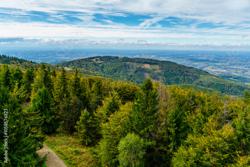 Fototapeta Naklejka Na Ścianę i Meble -  View from Czantoria