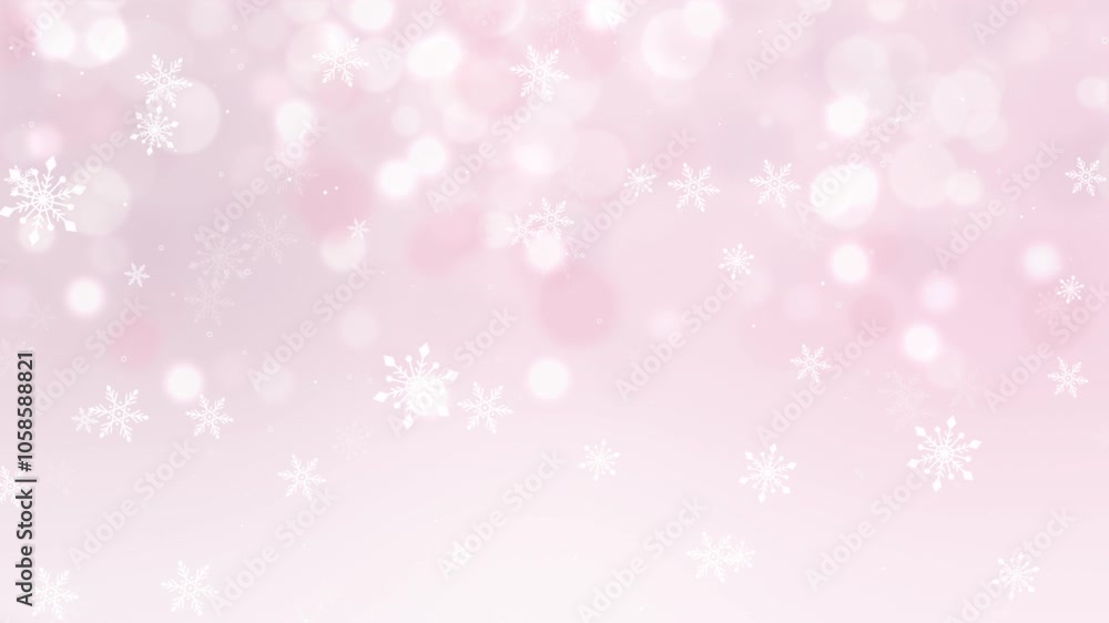 snow falling Christmas. Abstract bokeh of shining lights pink background.Loop video.(127)
snow falling Christmas. Abstract bokeh of shining lights pink background.Loop video.(127)