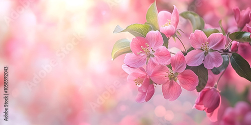 Spring Blossom with Bokeh Background