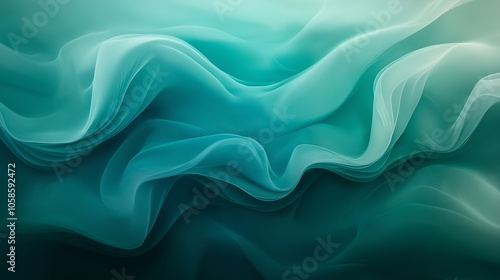 Wallpaper Mural Abstract background with stylized image of waves, sea, ocean. Concept of freedom, peace and movement Torontodigital.ca