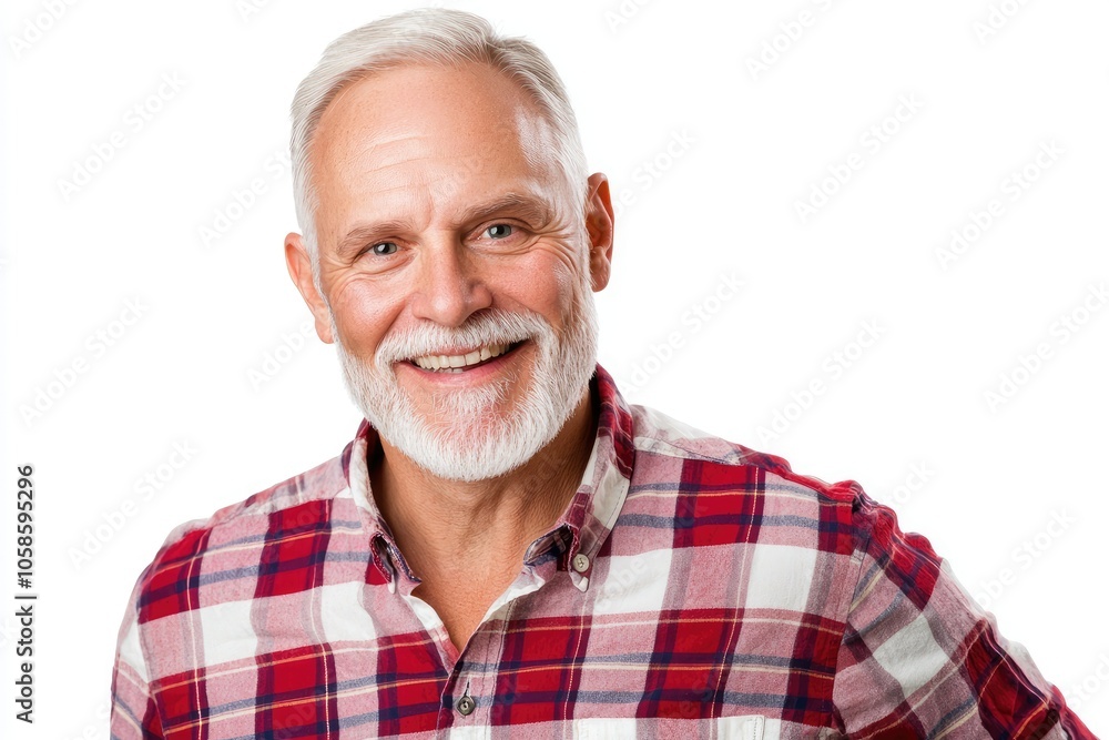 Friendly Older Man with a Warm Smile Friendly Older Man with a Warm Smile