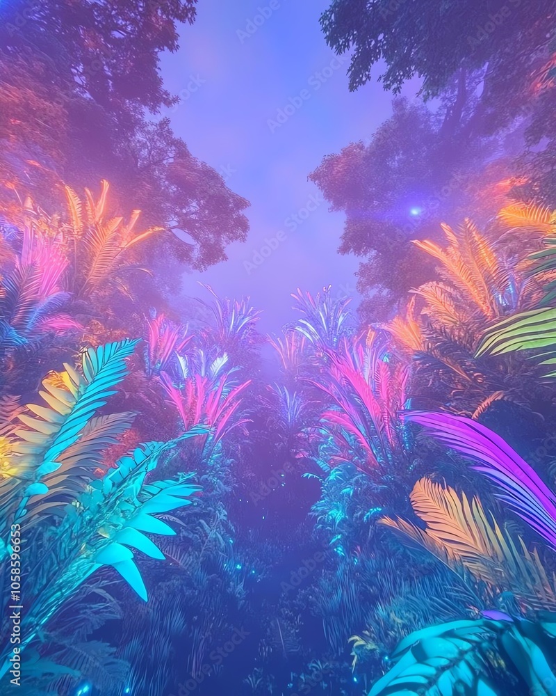 Obraz premium tropical coral reef and fish