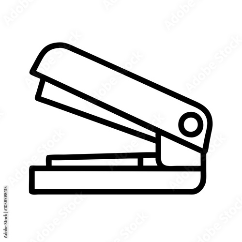 stapler isolated on white