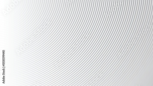 Abstract grey line circle with gradient for backdrop or presentation