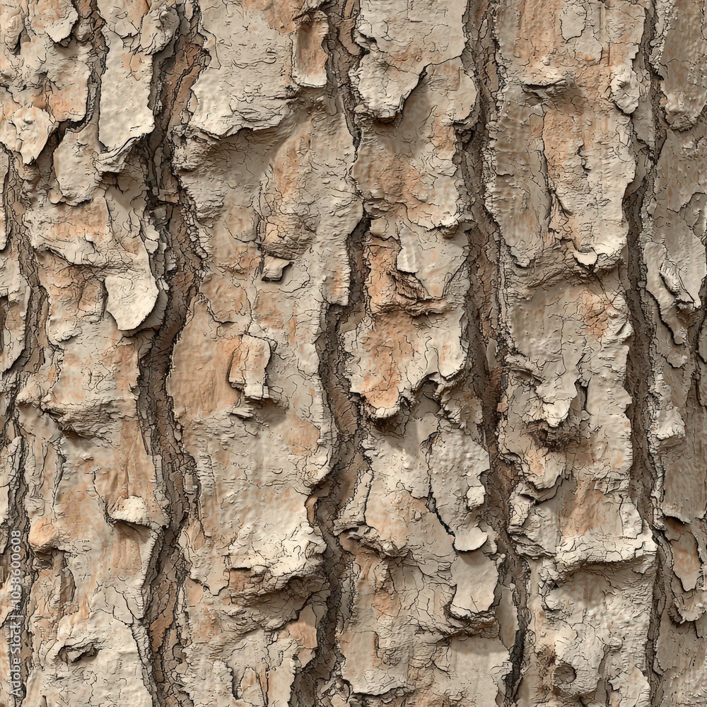 Textured tree bark revealing nature's artistry in a forest during daylight hours Textured tree bark revealing nature's artistry in a forest during daylight hours