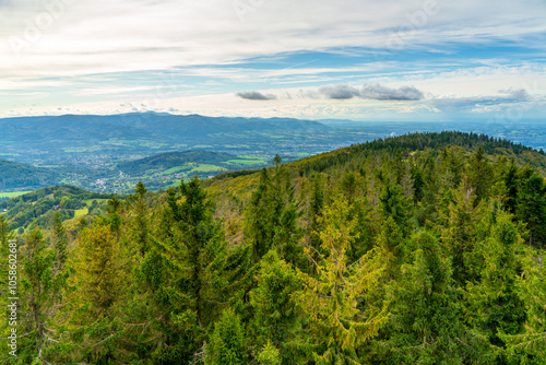 Fototapeta Naklejka Na Ścianę i Meble -  View from Czantoria